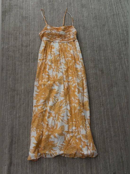 Dresses & Skirts - Yellow Floral Midi - Maxi Dress